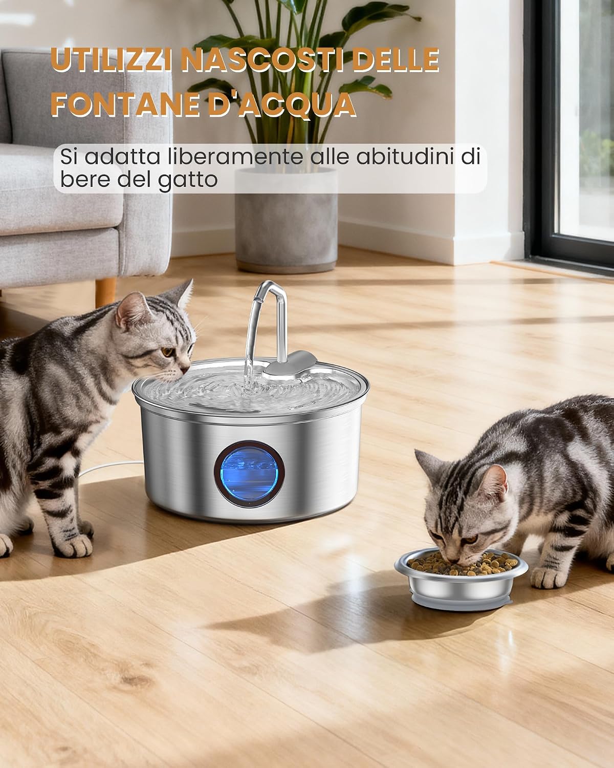 Thumbnail 1 de Kittyspout Fontana 3,2 L acciaio inox