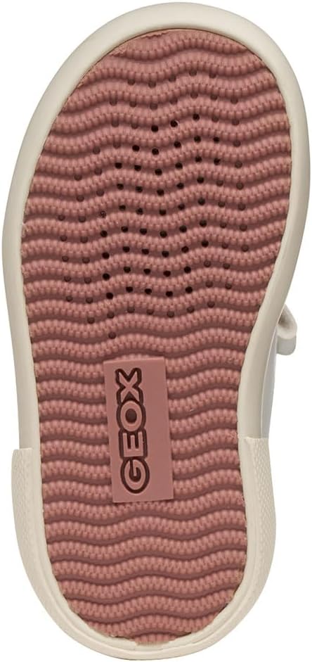 Detalle de Geox Baby Mädchen Gisli GirlSneaker – atmungsaktiv, leichter Einstieg und Zero Shock