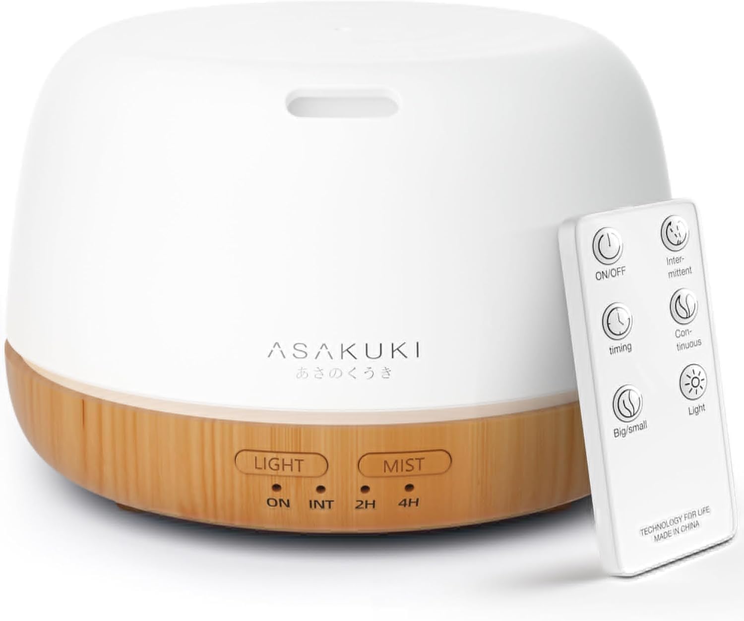 Detalle de ASAKUKI 300ml Essential Oil Diffuser