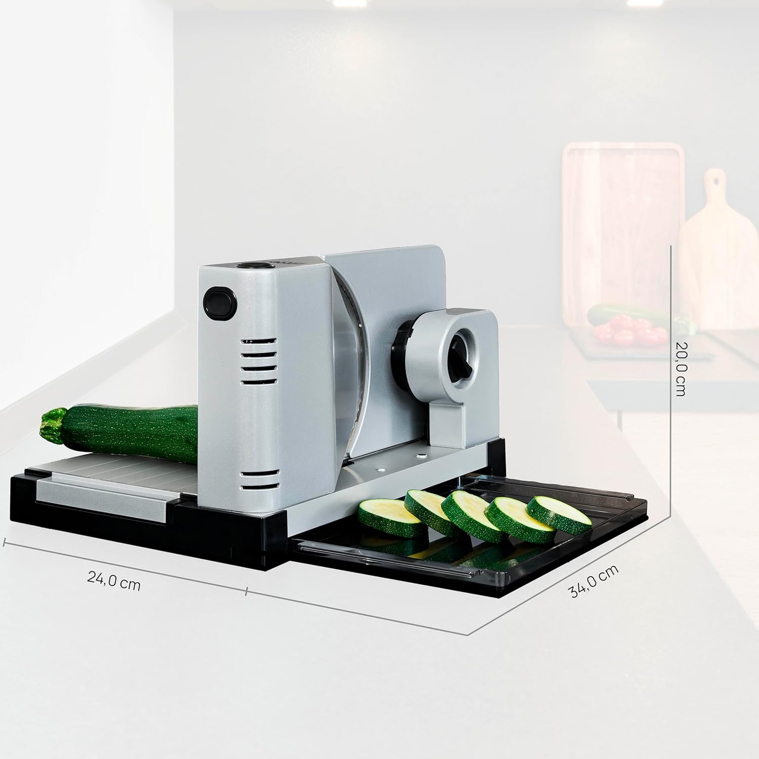 Thumbnail 5 de Ritter Icaro 7 affettatrice elettrica universale pieghevole per pane e non solo