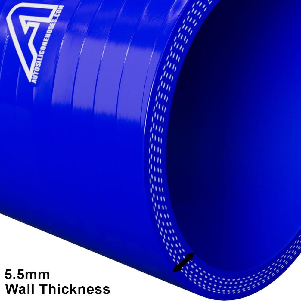 Detalle 2 de 51mm ID Black 45° Silicone Elbow Hose