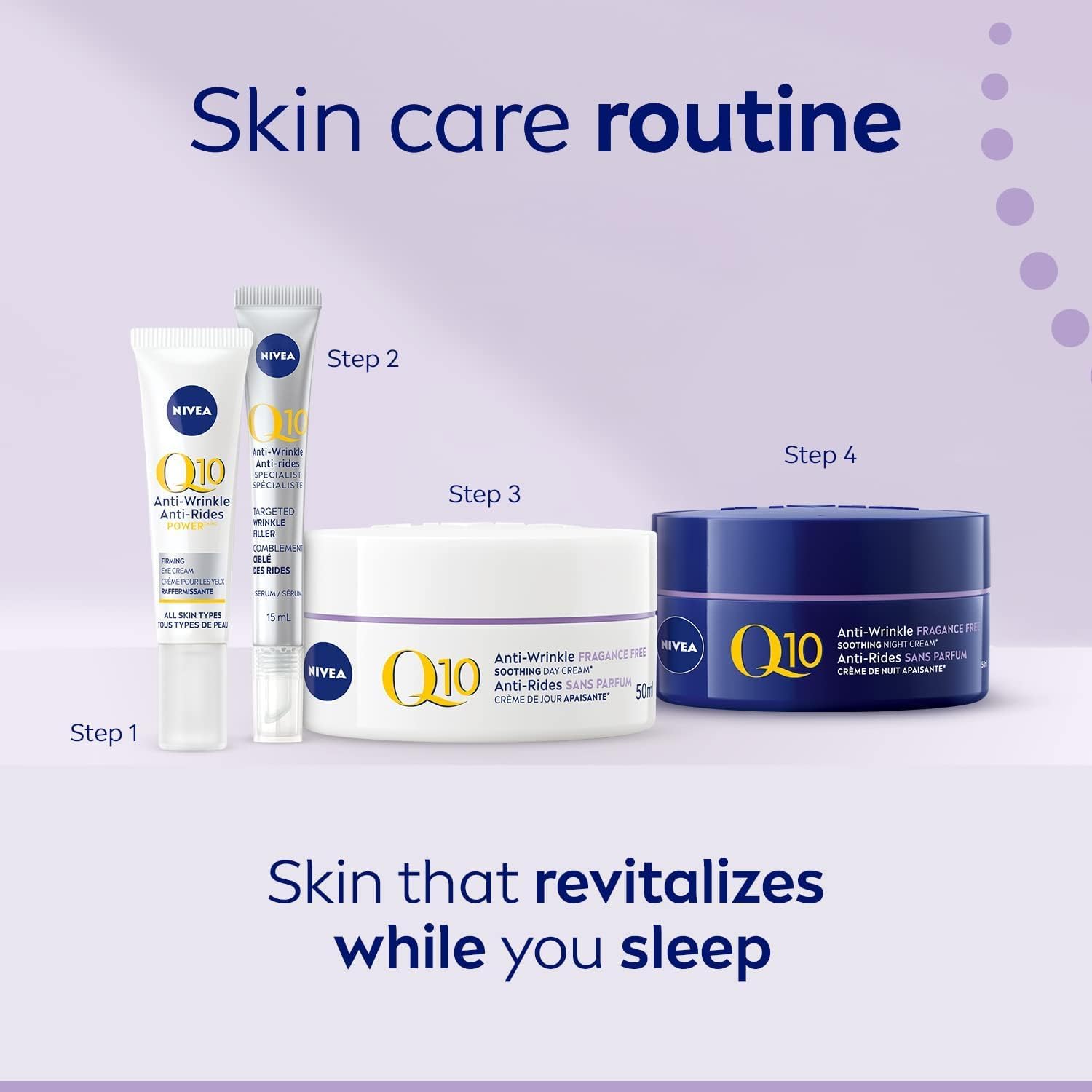 Thumbnail 6 de NIVEA Q10 Anti-Wrinkle Fragrance-Free Night Cream for Sensitive Skin, 50 mL