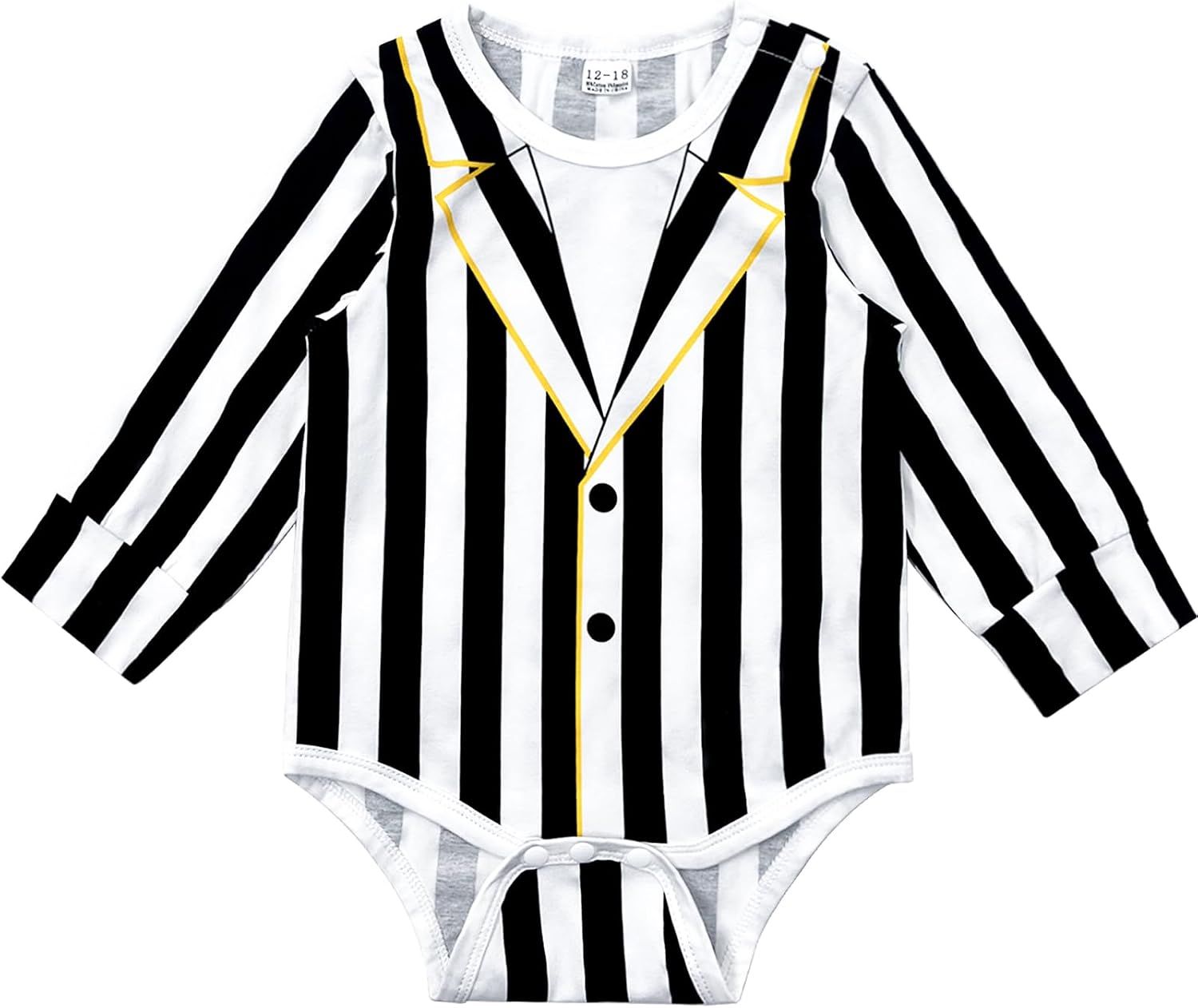 Detalle de Pezhiqun Baby Boys Striped Costume with Cotton Blend and Matching Tie