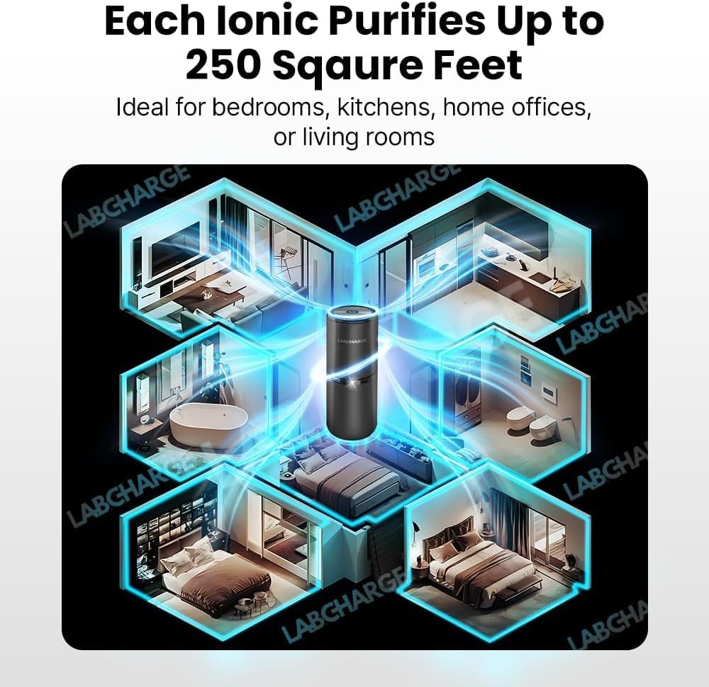 Thumbnail 6 de LabCharge Small Ionic Air Purifier 250 Sq Ft