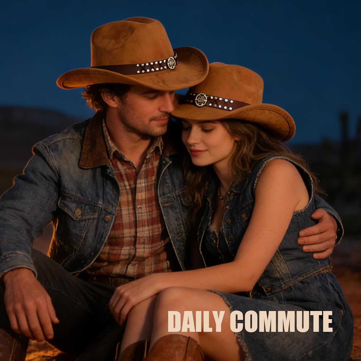 Thumbnail 6 de Wovella Cowboy Hat Wide Brim 3in