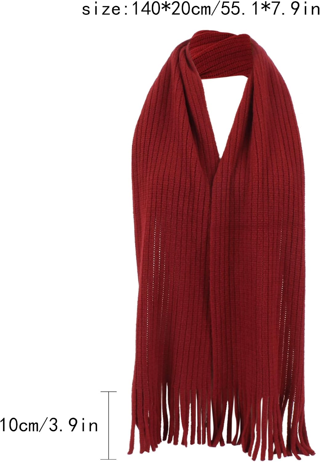 Thumbnail 2 de LA HUATE Kids Wool Scarf 140cm 🧣