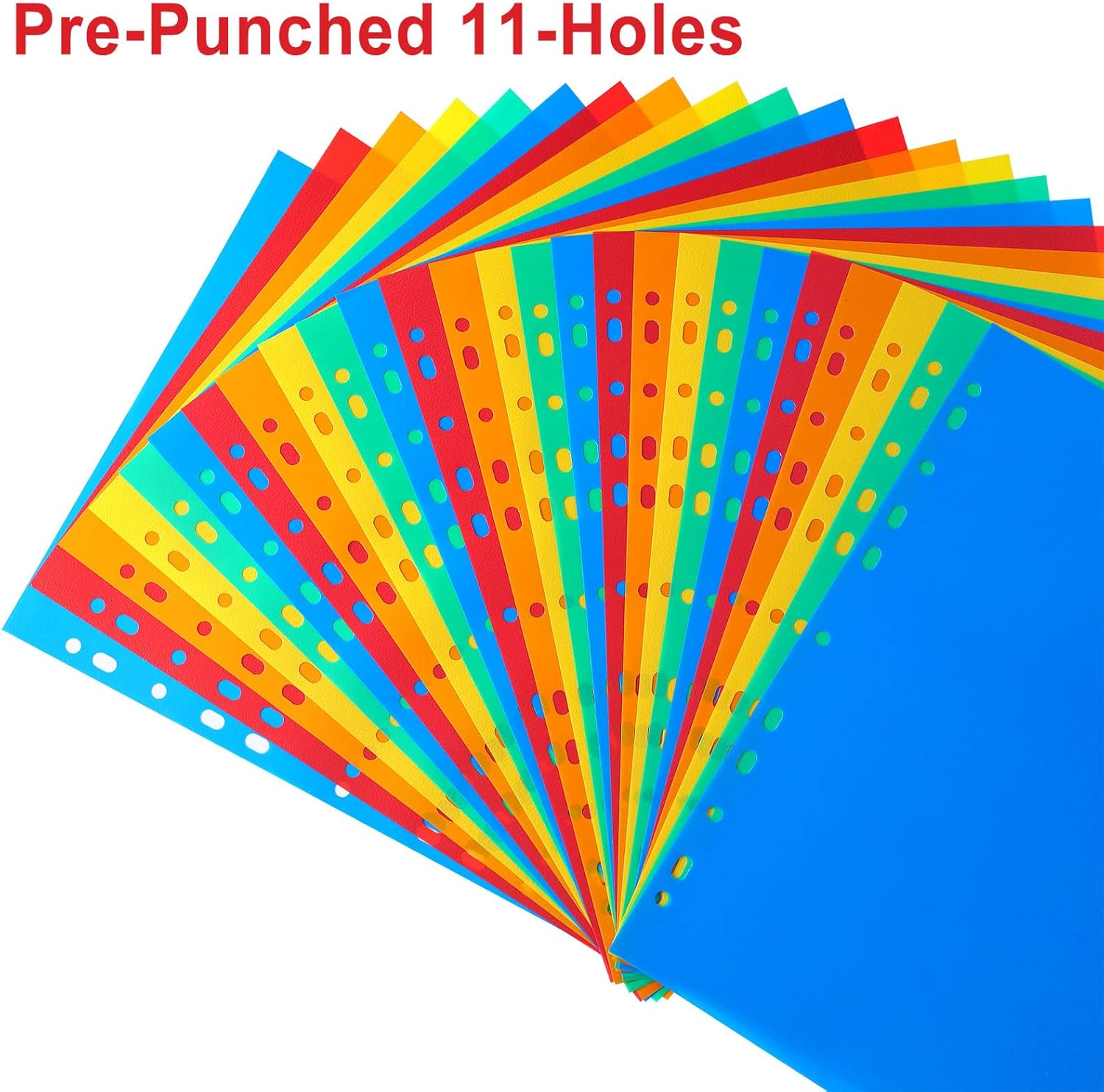 Thumbnail 4 de Lot de 5 intercalaires A4 A-Z Srvnpioy pour classeurs à anneaux, 26 onglets en polypropylène multicolores