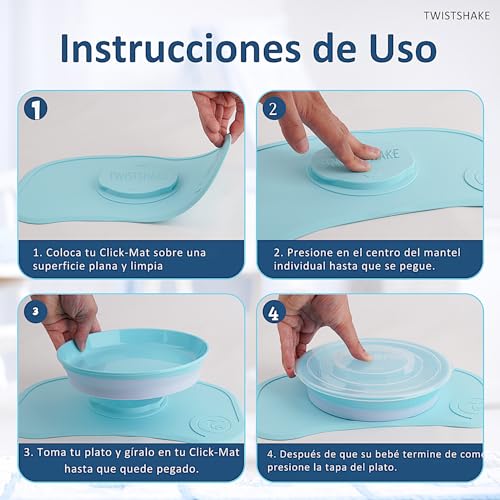 Detalle 2 de Twistshake Click-Mat Mini 31×17 cm para bebés 🍽