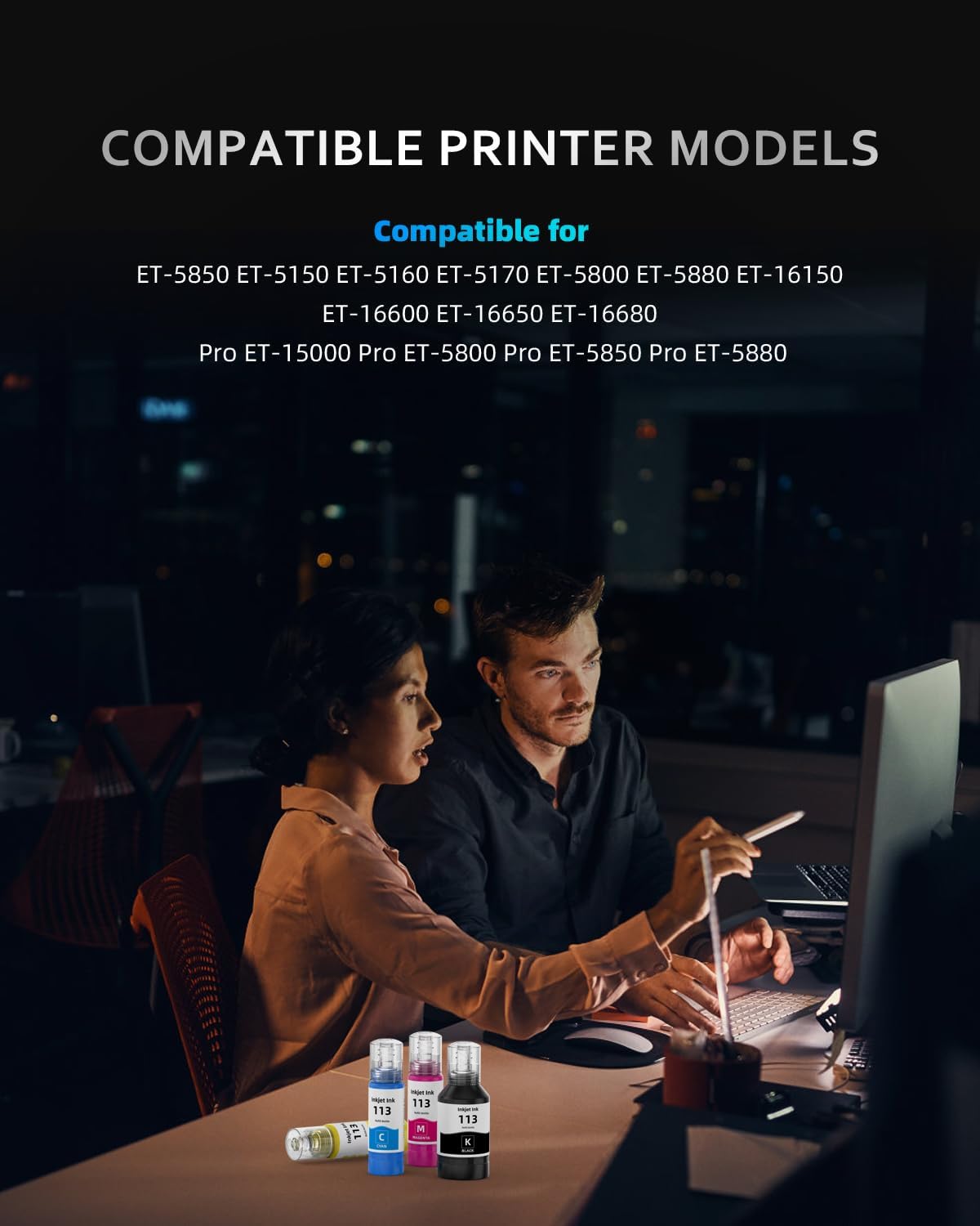 Thumbnail 1 de Inchiostro compatibile 113 4‑Pack per Epson ET‑16150