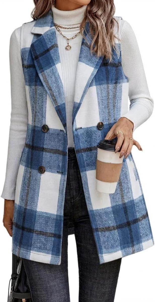 Detalle de IDEALSANXUN Women's Tweed Vest