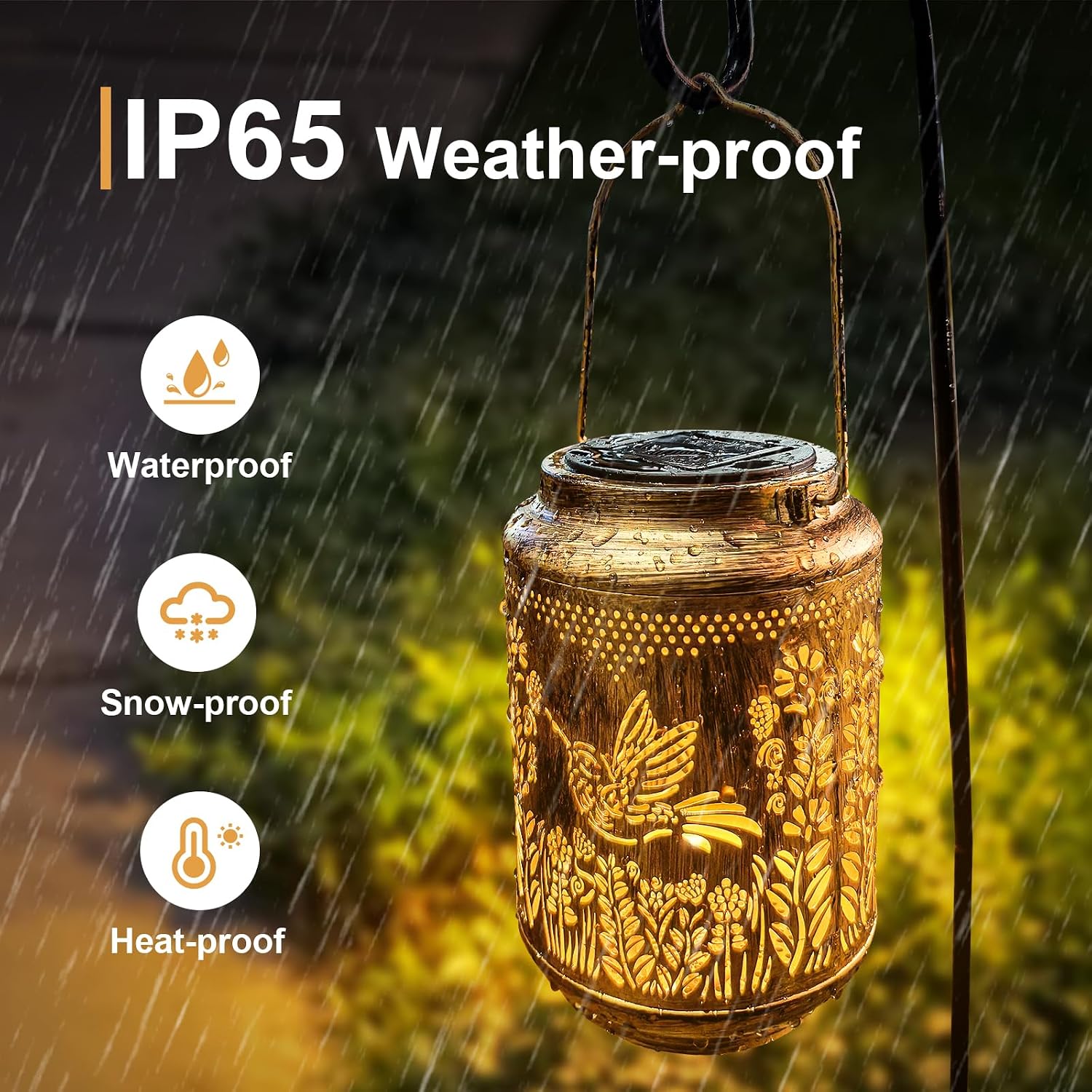 Thumbnail 5 de Hummingbird Solar Lantern 4.7in x 7.1in