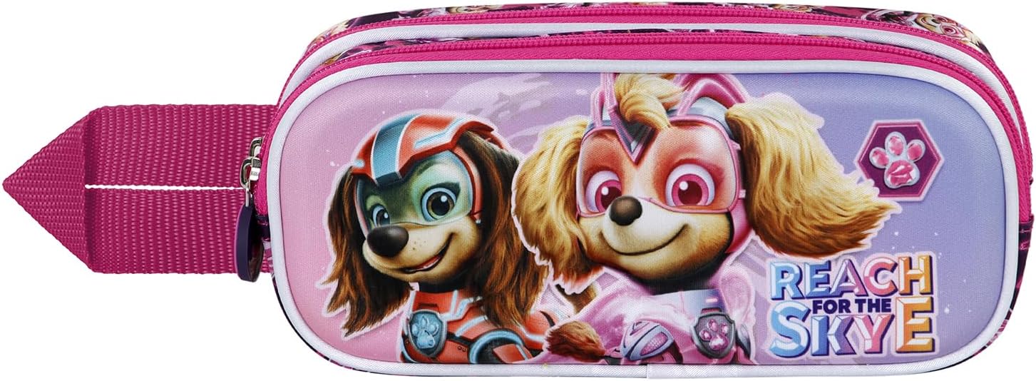 Thumbnail 1 de Karactermania La Pat’ Patrouille Mighty-Trousse 3D Double Rose pour l’école