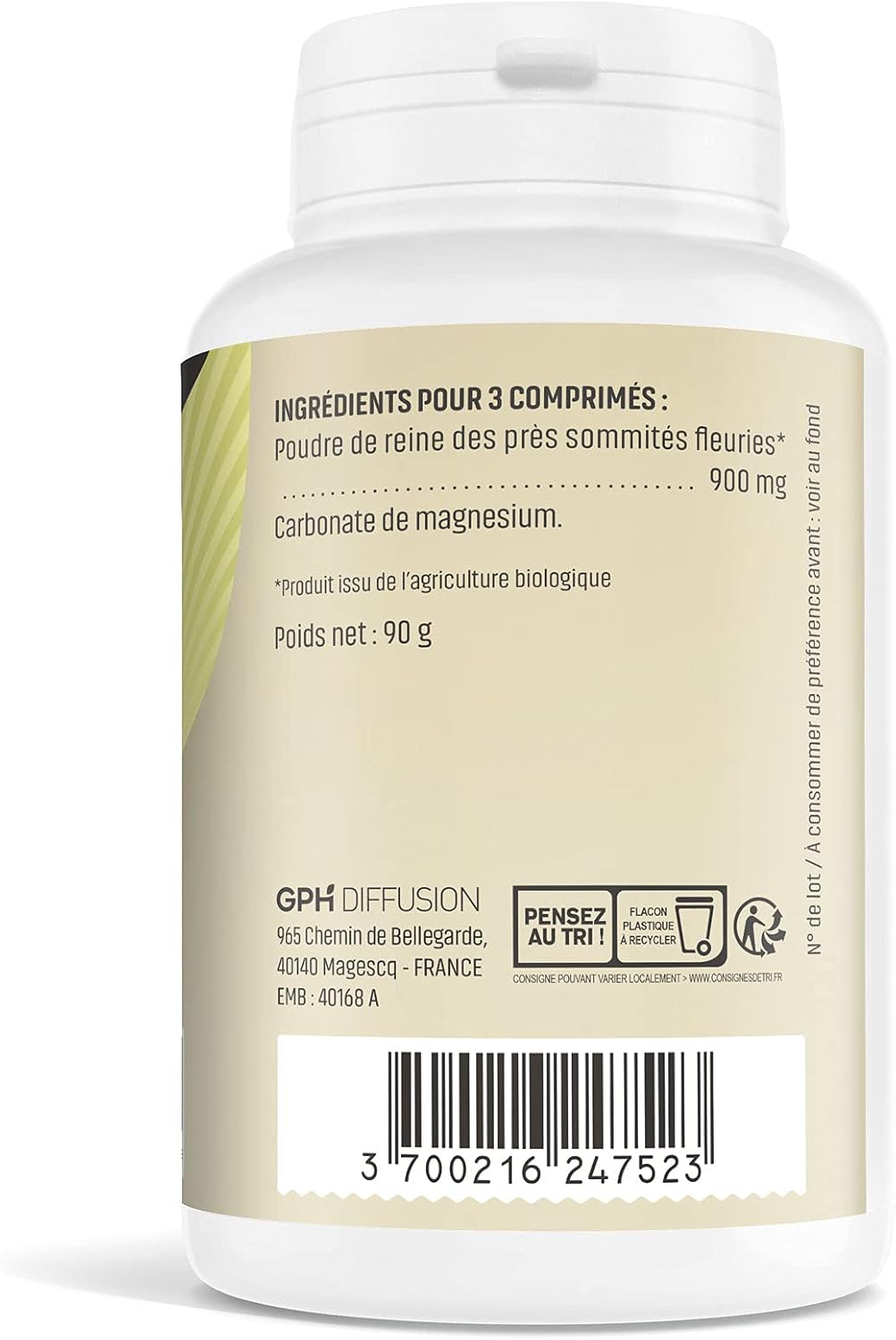 Thumbnail 2 de Herbes Et Plantes Reine des Prés Bio – 200 comprimés