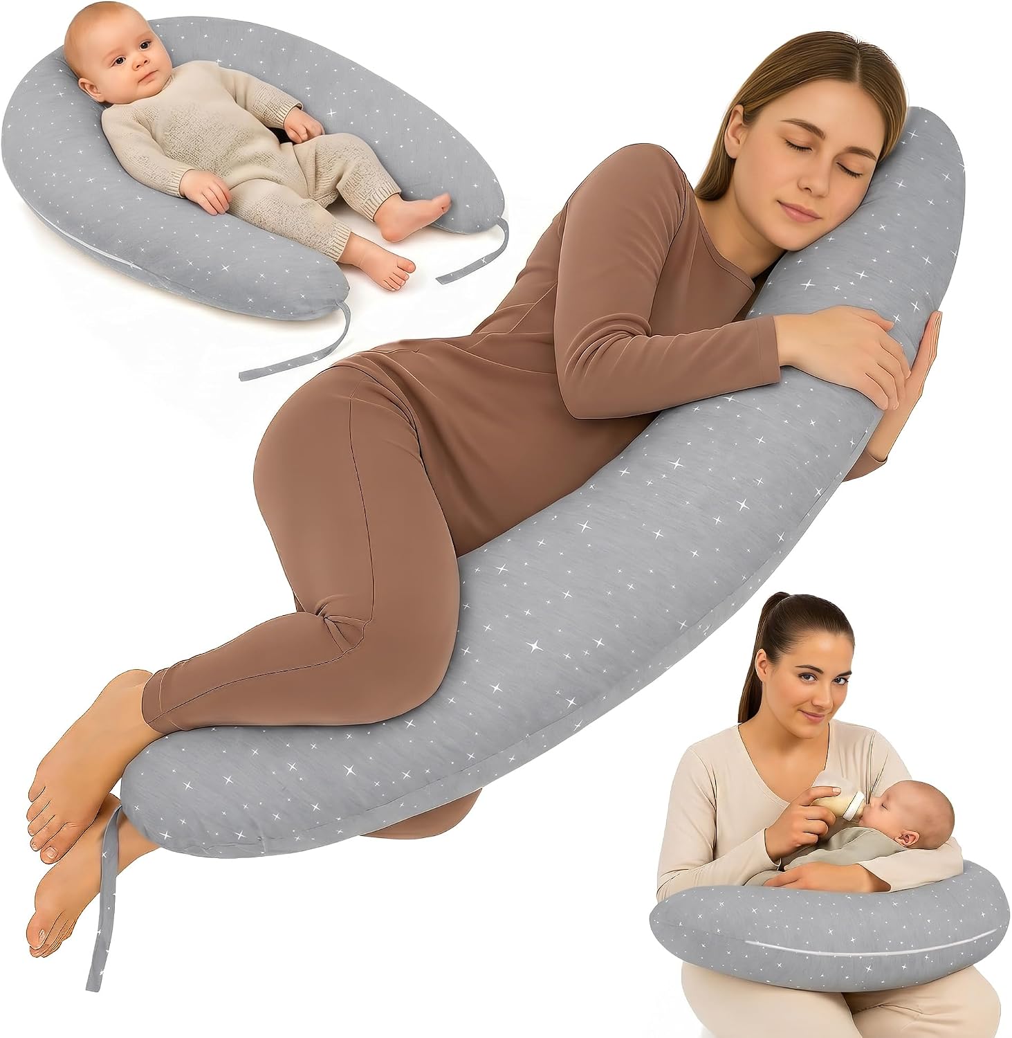 Totsy Baby Cuscino allattamento e gravidanza 190cm