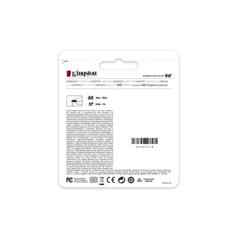 Thumbnail 2 de Kingston Canvas Select Plus SDXC 64GB UHS-I Clase 10
