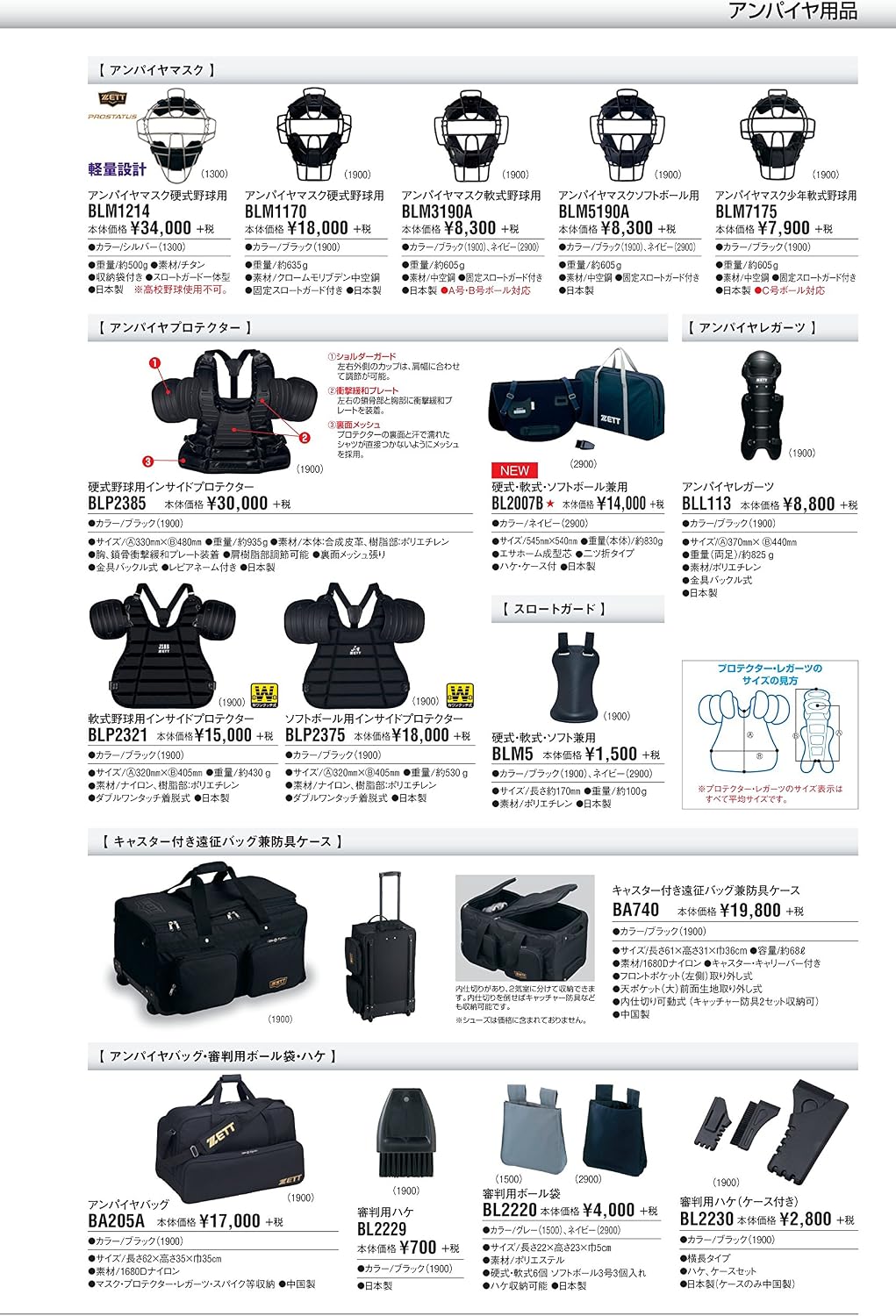 Detalle de ゼット ZETT BLP2321 軟式野球用インサイドプロテクター ブラック・ワンタッチ着脱式