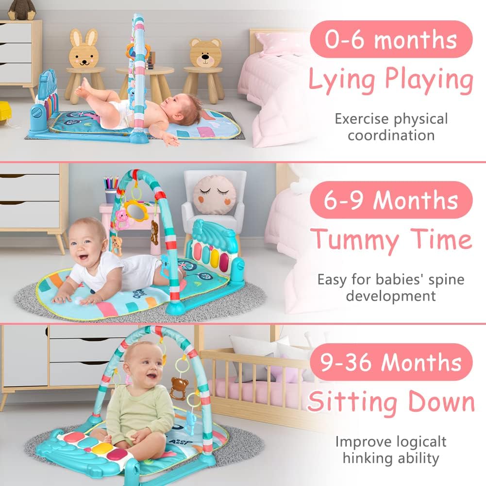 Thumbnail 5 de AOMIG Baby Play Mat with Piano 76cm