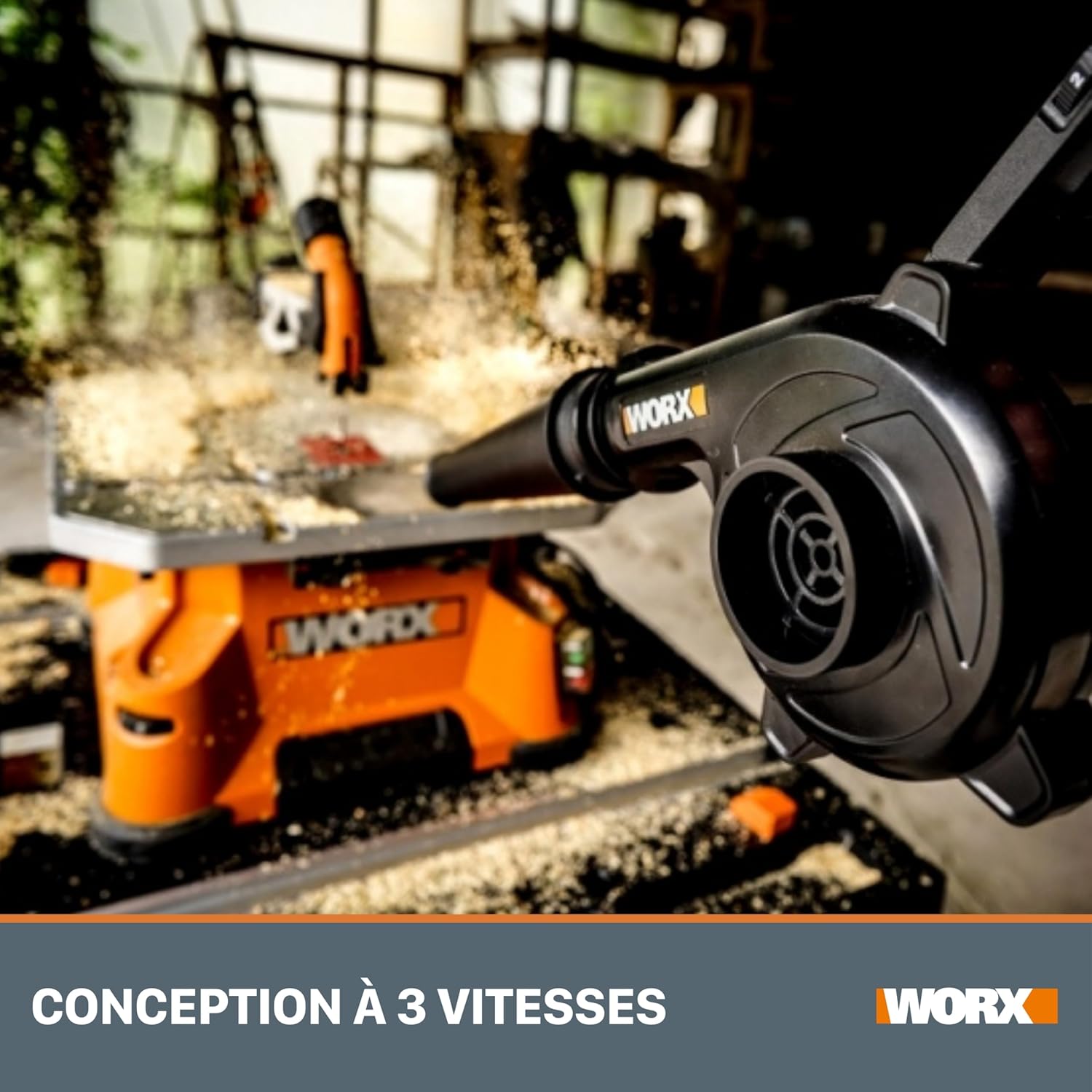 Thumbnail 2 de WORX WX094.9 Souffleur sans fil 20V-2Ah — léger, polyvalent et adaptable