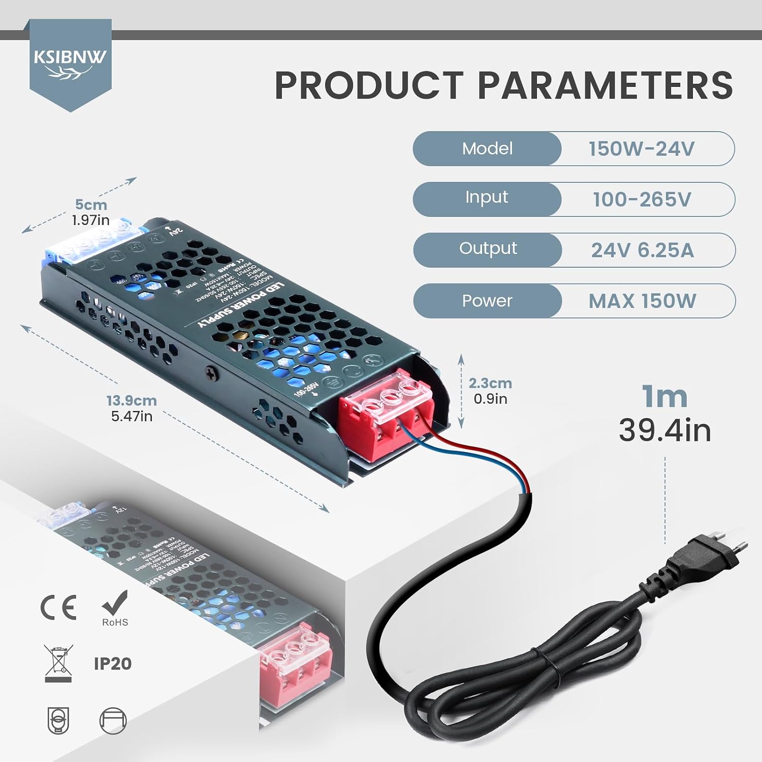 Detalle 2 de KSIBNW Trasformatore 150W