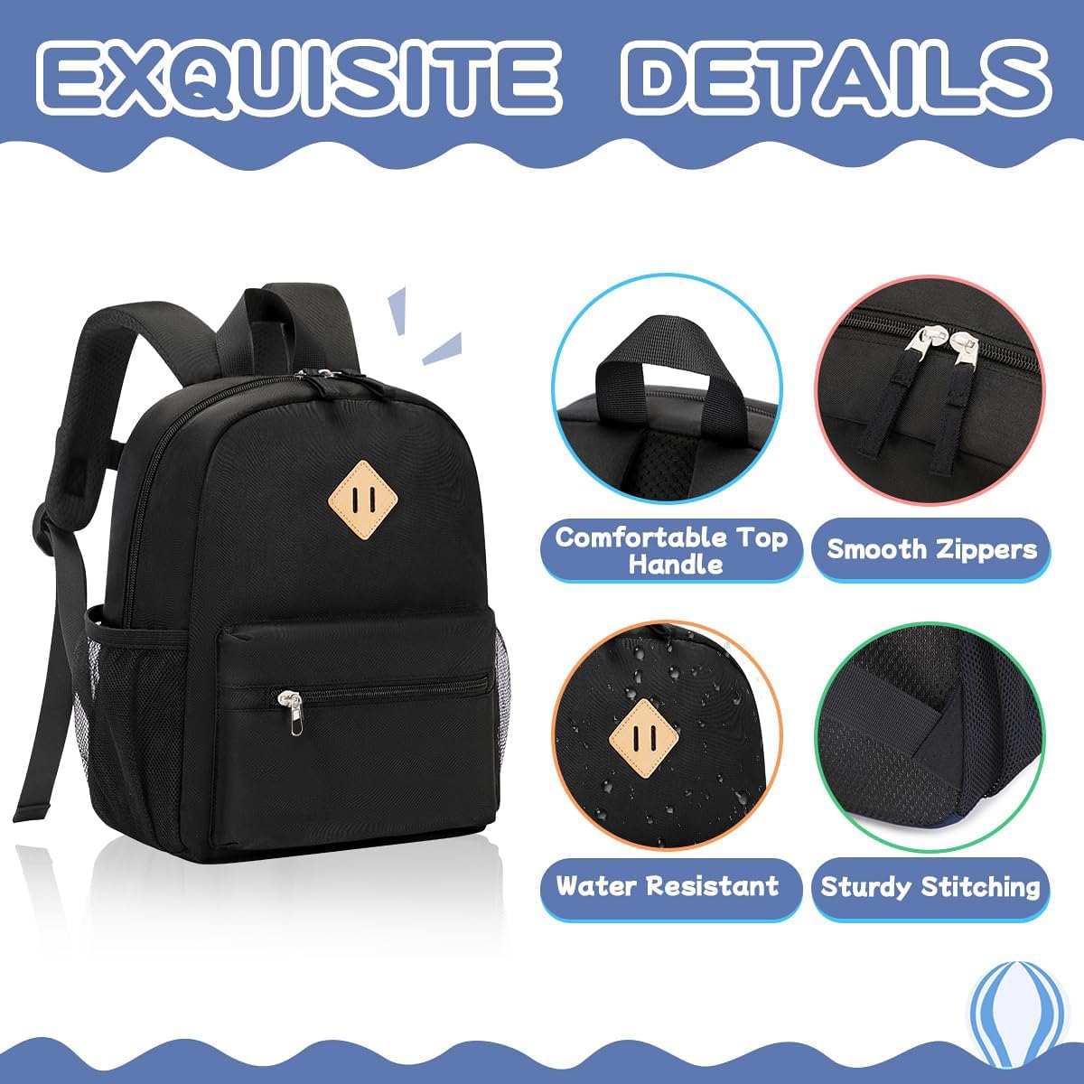 Thumbnail 4 de QIXIHU 12'' Toddler Backpack for Boys and Girls
