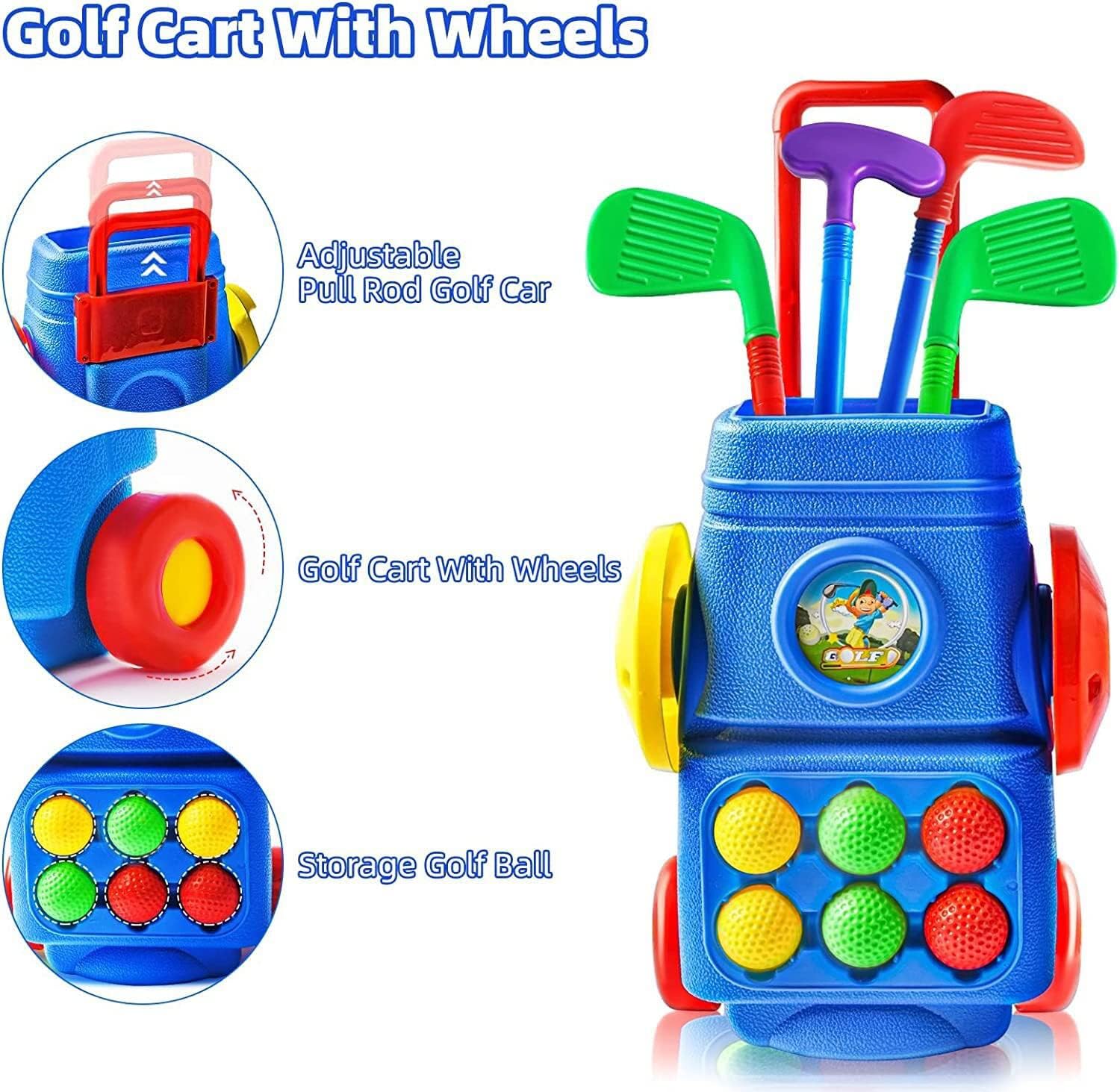 Thumbnail 1 de Doloowee Golf Set for Toddler and Kids – 3 to 6 Years