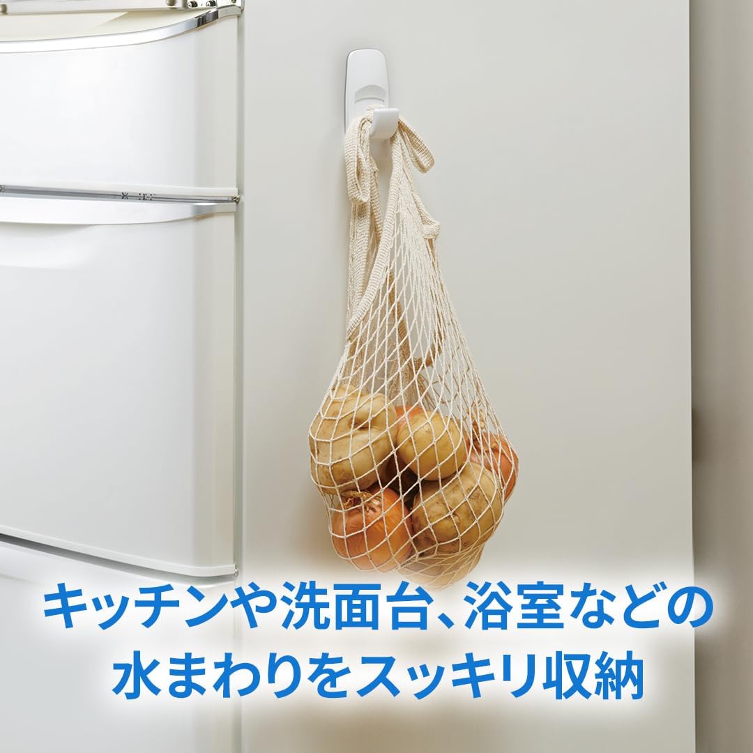 Detalle de 3M コマンド CMJ-WR-E 耐水フック ジャンボサイズ 耐荷重3.5kg・4個入り