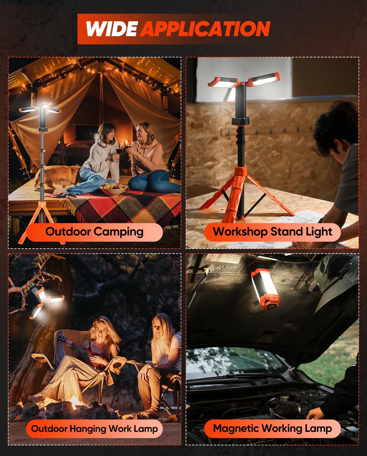 Thumbnail 4 de Saker LD18 Portable Camping Light with Stand
