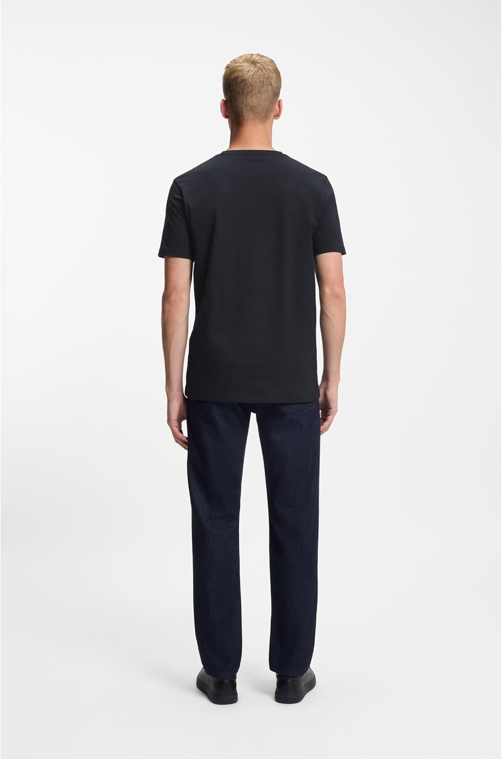 Thumbnail 4 de BOSS Herren Tales Relaxed-Fit T-Shirt aus Baumwoll-Jersey mit Logo-Aufnäher