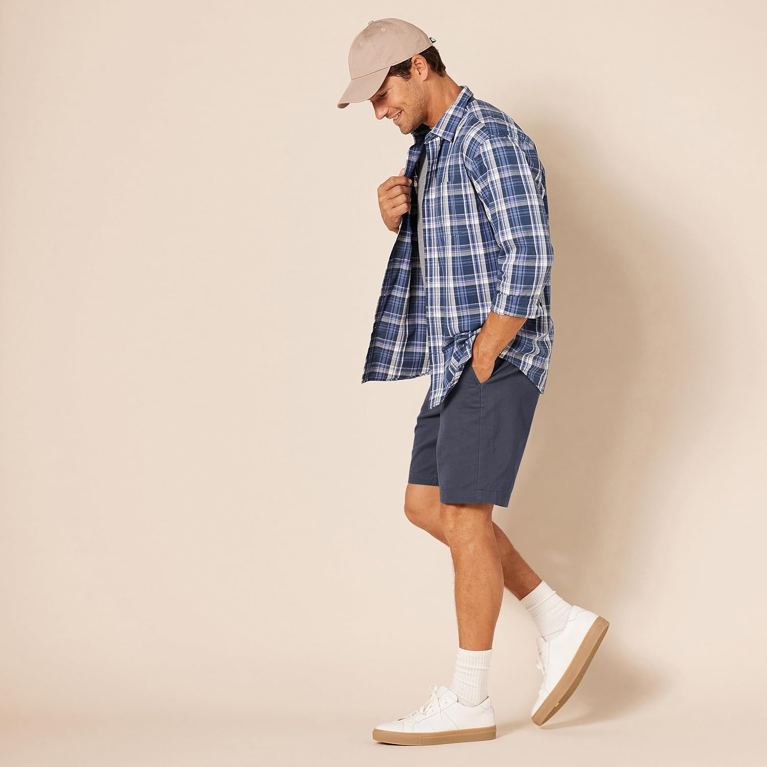 Thumbnail 3 de Amazon Essentials Herren Slim-Fit-Chinoshorts mit 23 cm Innenbeinlänge
