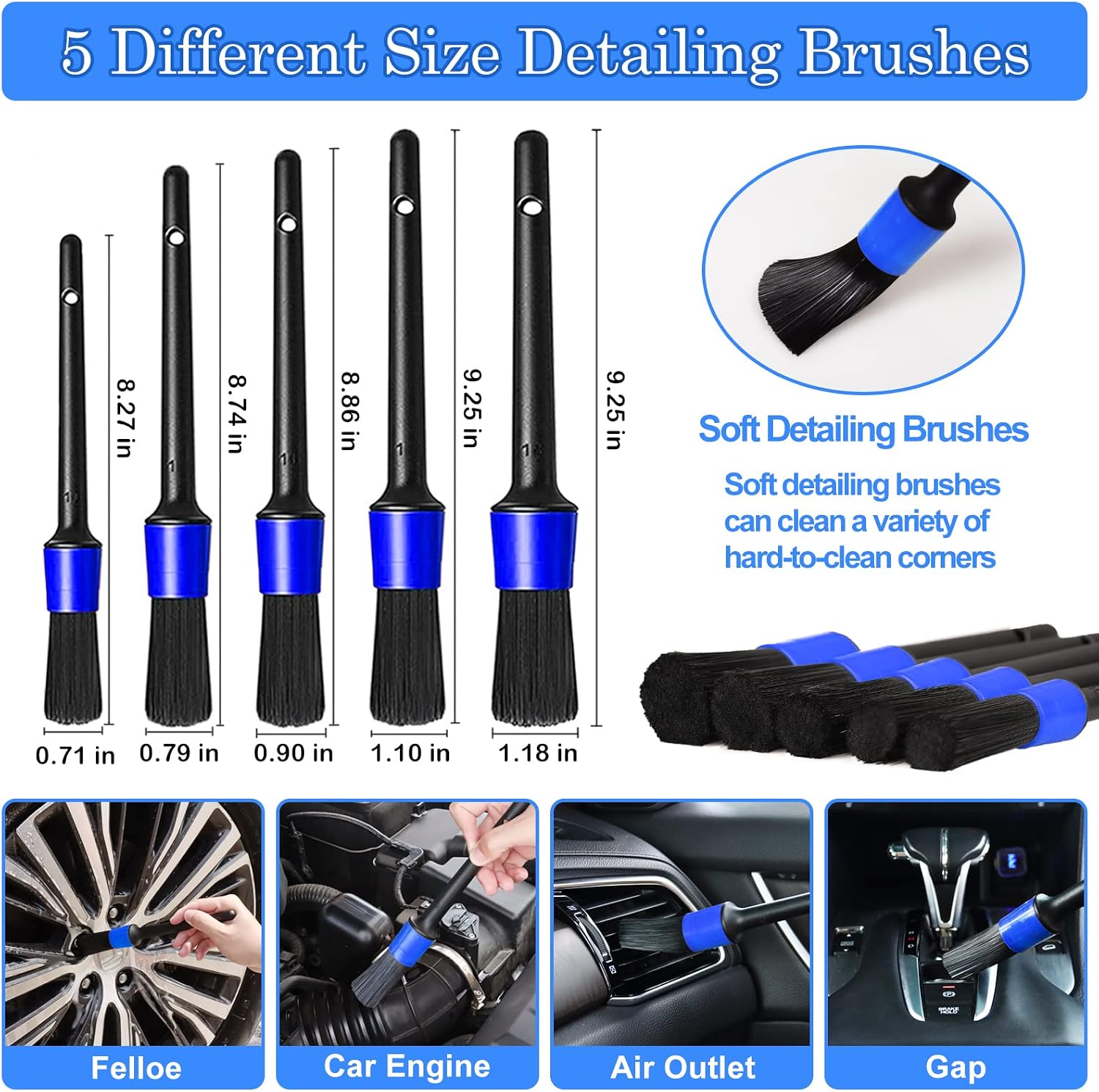 Thumbnail 2 de TTRCB 27Pcs Car Detailing Kit Cleaning Set