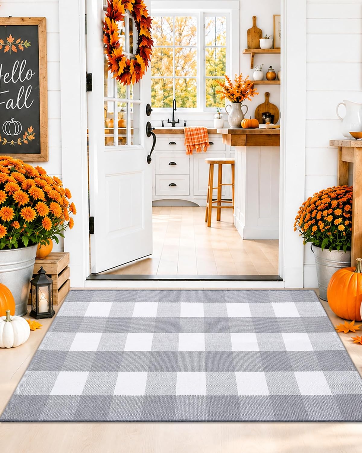 Detalle de Grandaily Outdoor Cotton Rug 2'4" x 3'7