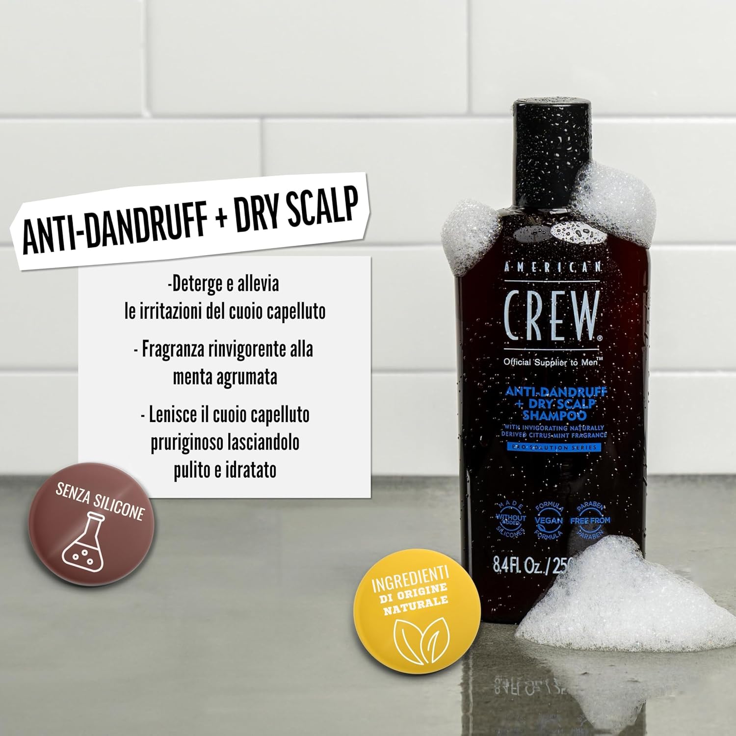 Thumbnail 4 de American Crew Anti-Dandruff Shampoo 250ml