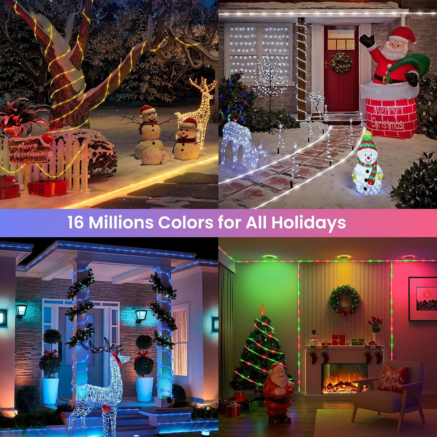 Thumbnail 5 de RGB Rope Lights, 66 ft