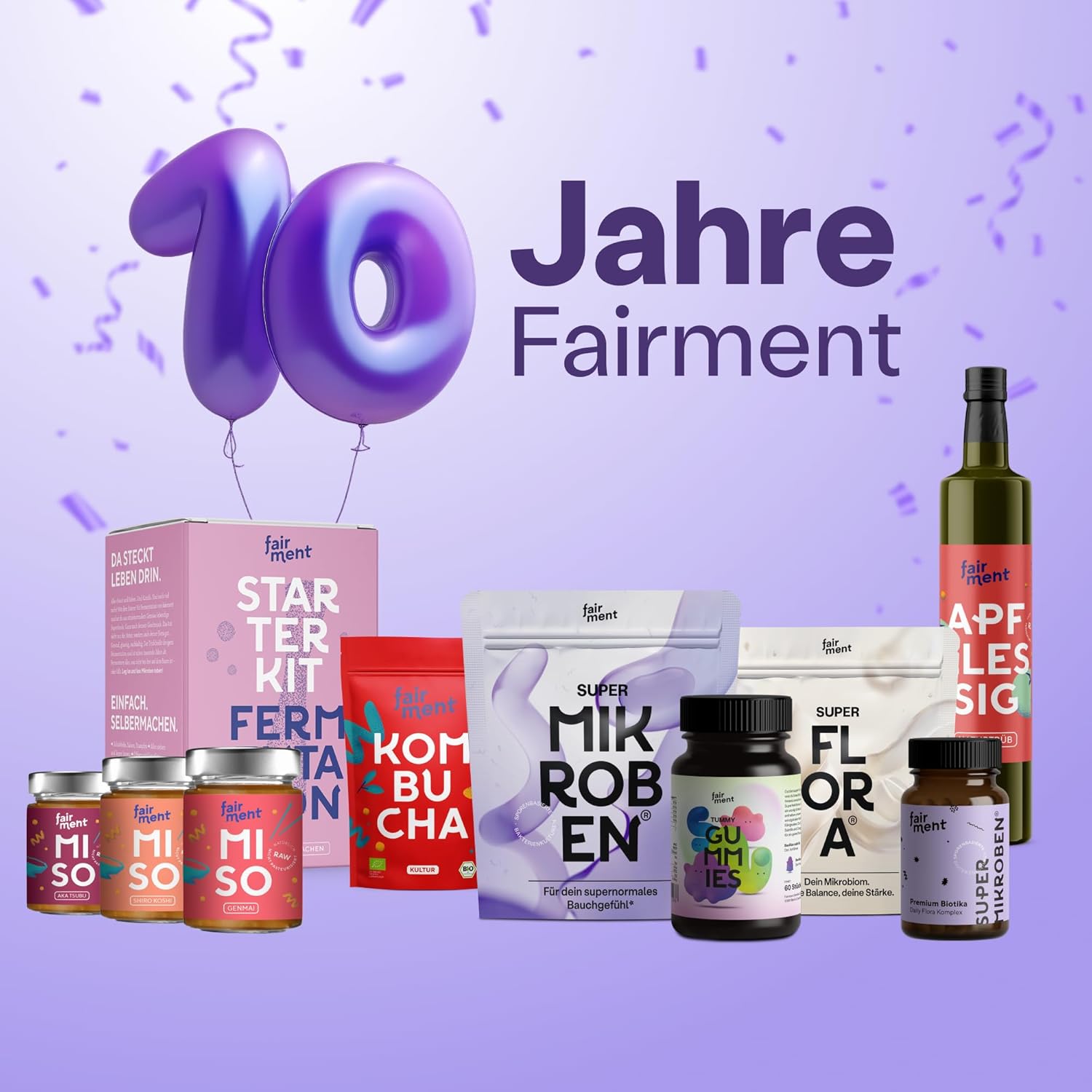 Thumbnail 5 de fairment Tummy Gummies mit probiotischen Kulturen, Magnesium, Zink sowie B2 & B12 – 60 Gummibärchen