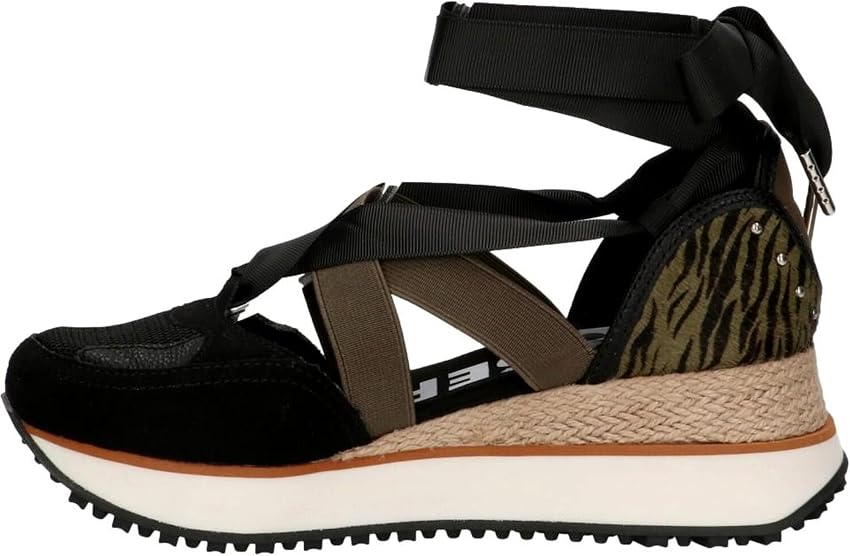 Detalle 2 de SETTALA Sneakers Negras espadrille 1 par