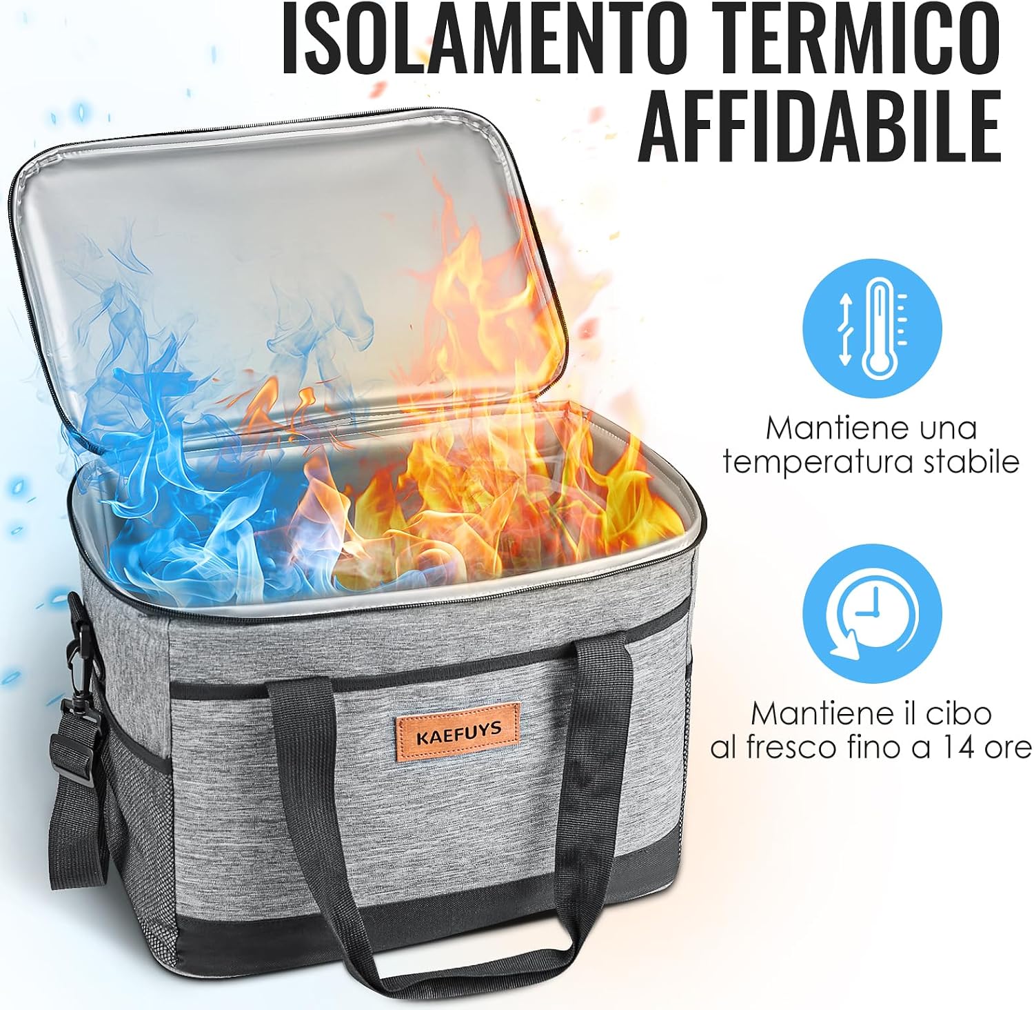 Detalle 1 de KAEFUYS Borsa termica 33L per picnic 🍱