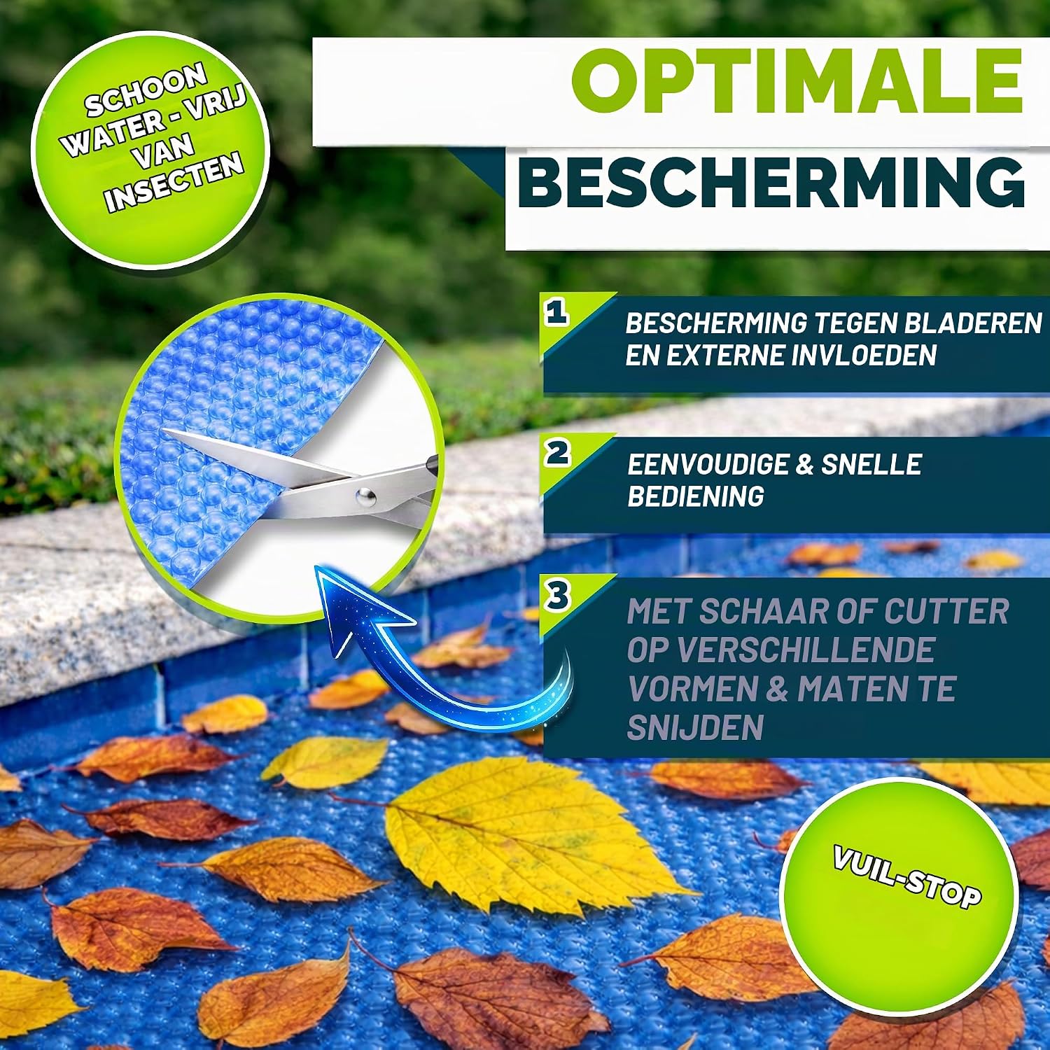 Thumbnail 6 de tillvex TVPPF zwembadzeil 366 cm, 400 µm PE-zonnefolie