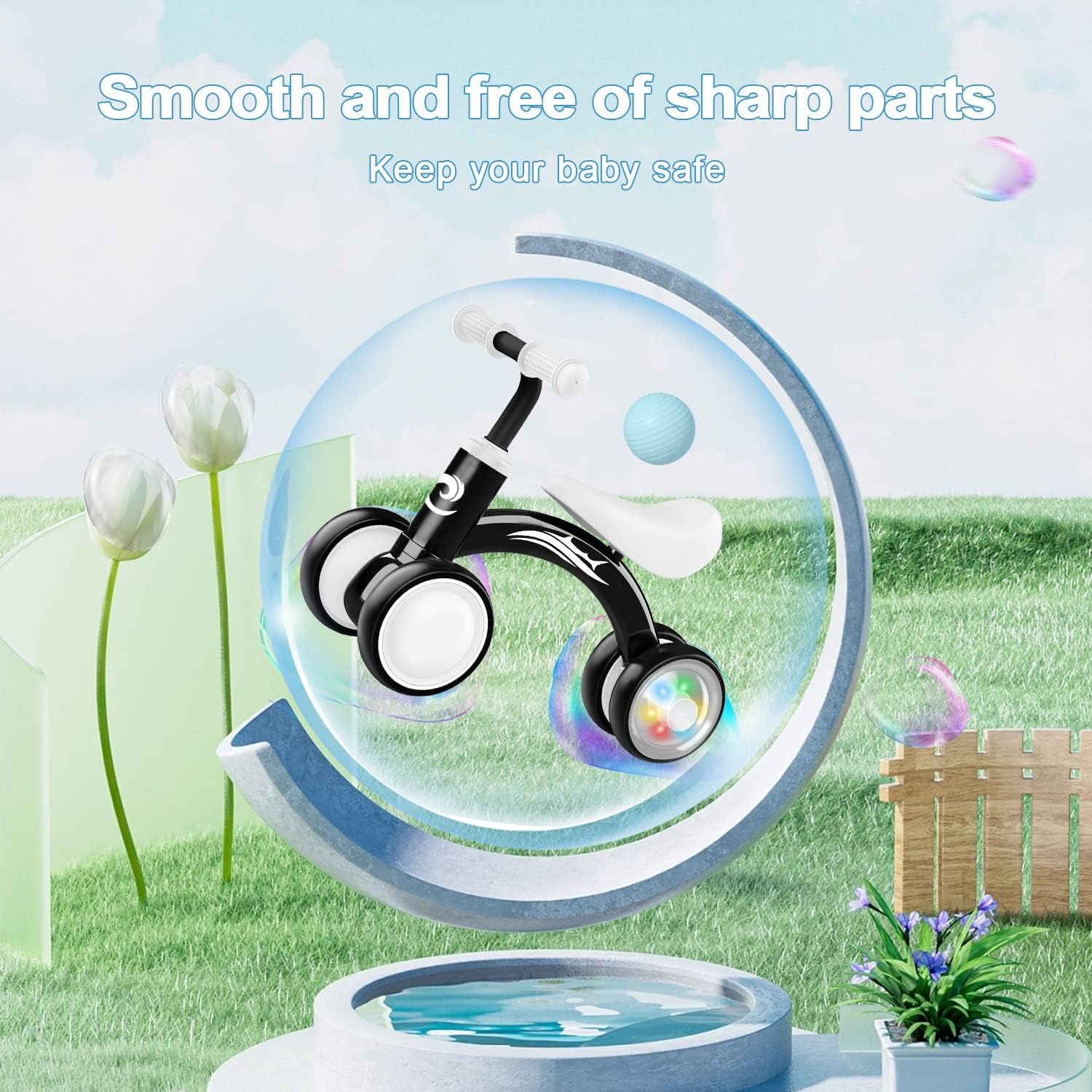 Thumbnail 4 de Colorful Lighting Baby Balance Bike 10–36 Months