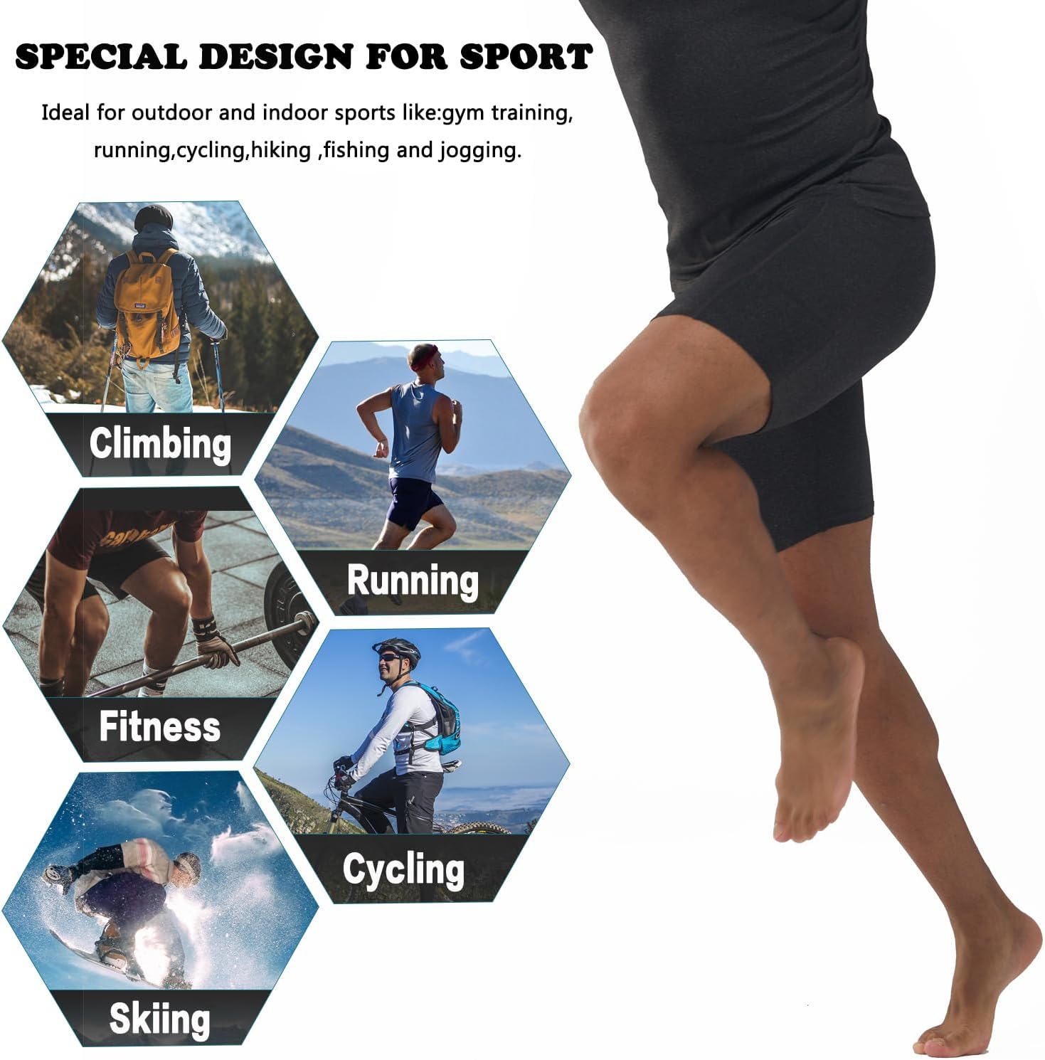 Thumbnail 6 de BEGIANT Compressie Shorts für Herren – schnell trocknende Sport-Unterwäsche mit Kompression