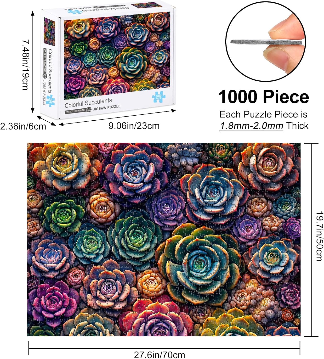 Detalle de Rocorose 1,000-Piece Jigsaw Puzzle