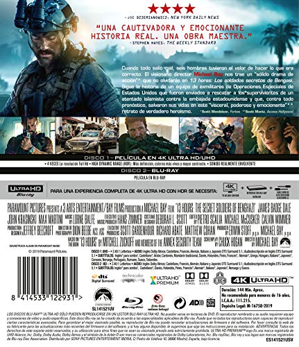 Thumbnail 2 de 13 Horas: Los Soldados Secretos De Bengasi (4K UHD + Blu-ray) – Divisa Films