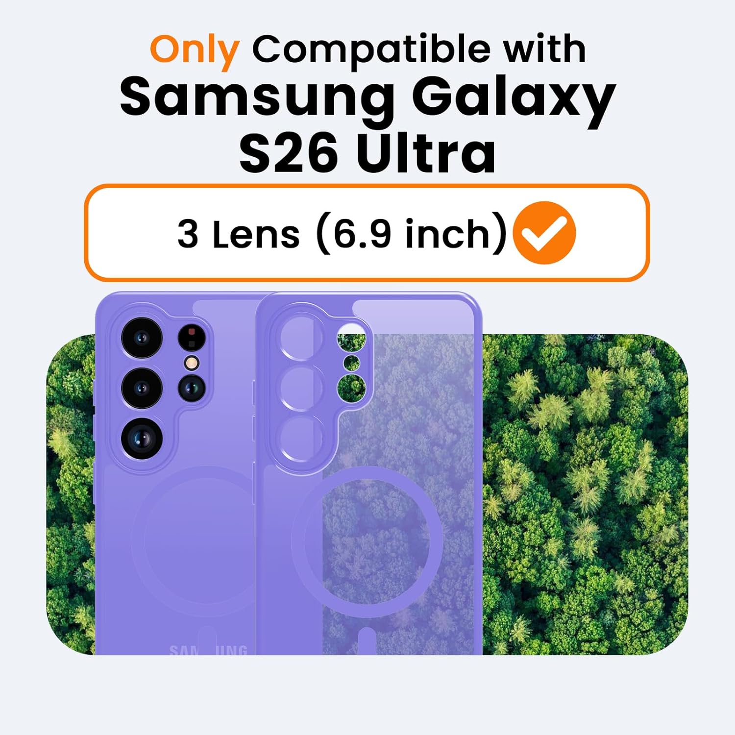 Detalle 2 de BPOASE S26 Ultra case with 2.5 mm camera lip