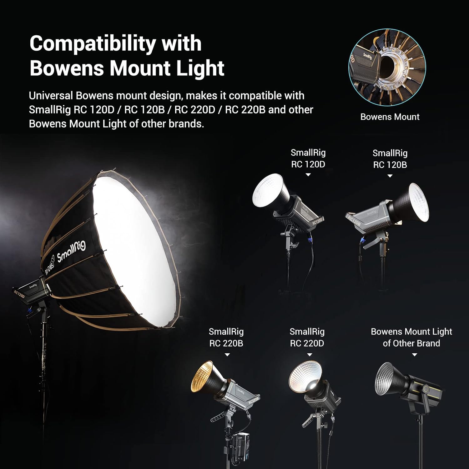 Thumbnail 4 de SMALLRIG RA-D85 85 cm Parabolic Softbox