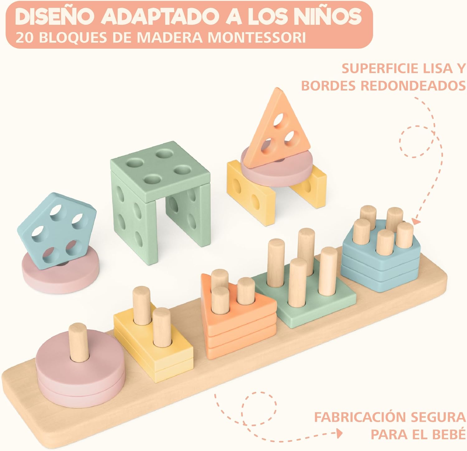 Thumbnail 2 de Sweety Fox Juguetes Montessori apilables