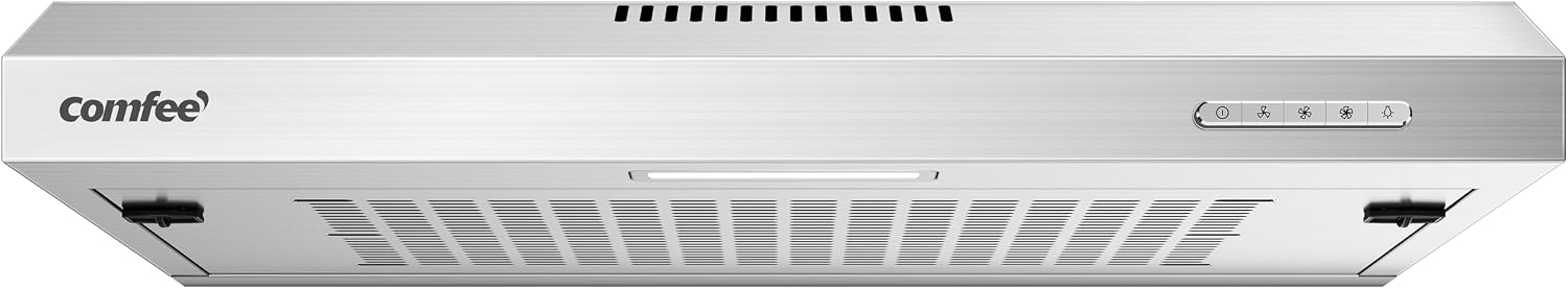 Detalle de Comfee SLIF17SS-60 LED: campana extractora bajo encimera de 60 cm y 200 m³/h