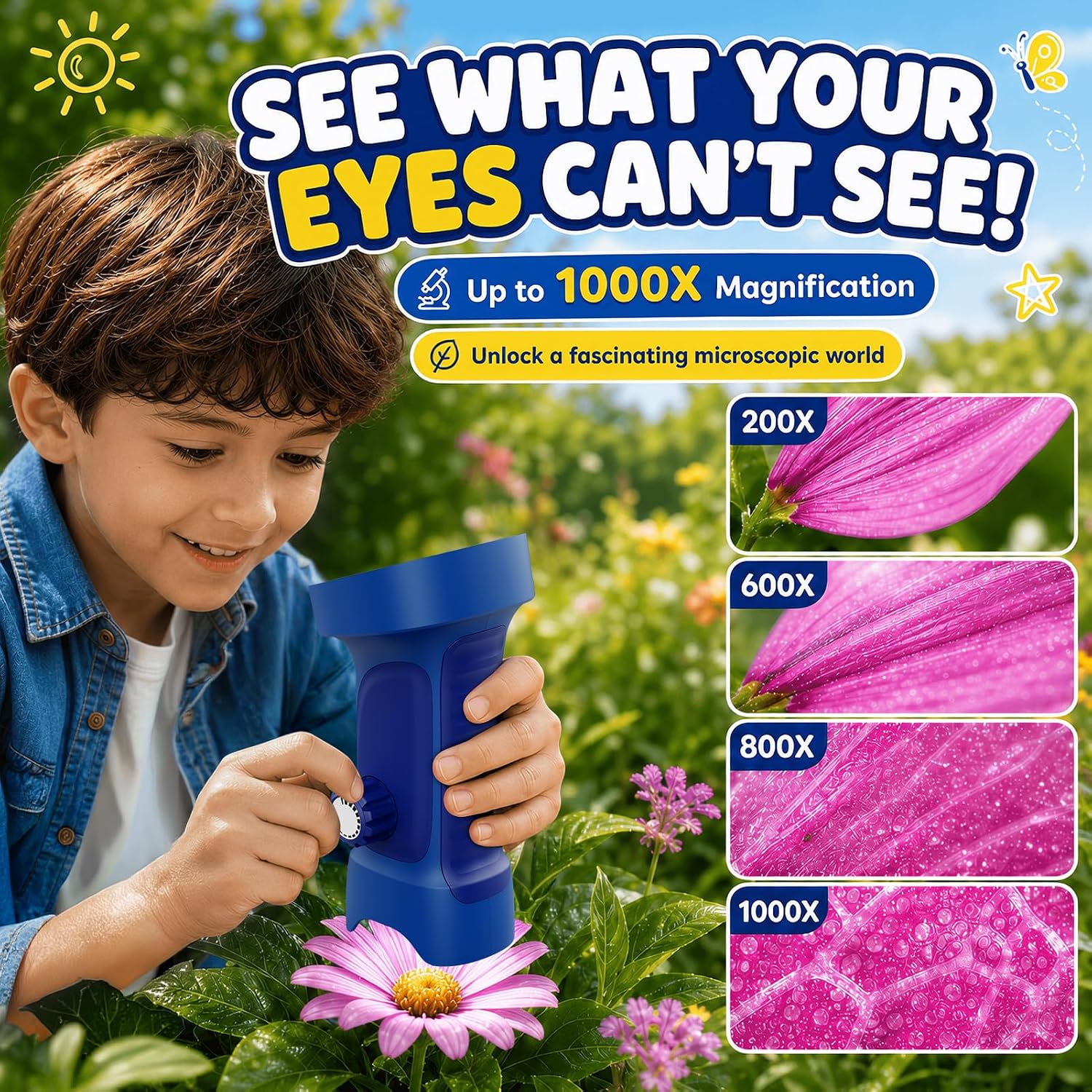 Detalle 2 de Handheld Digital Microscope, 2.4-Inch IPS Display