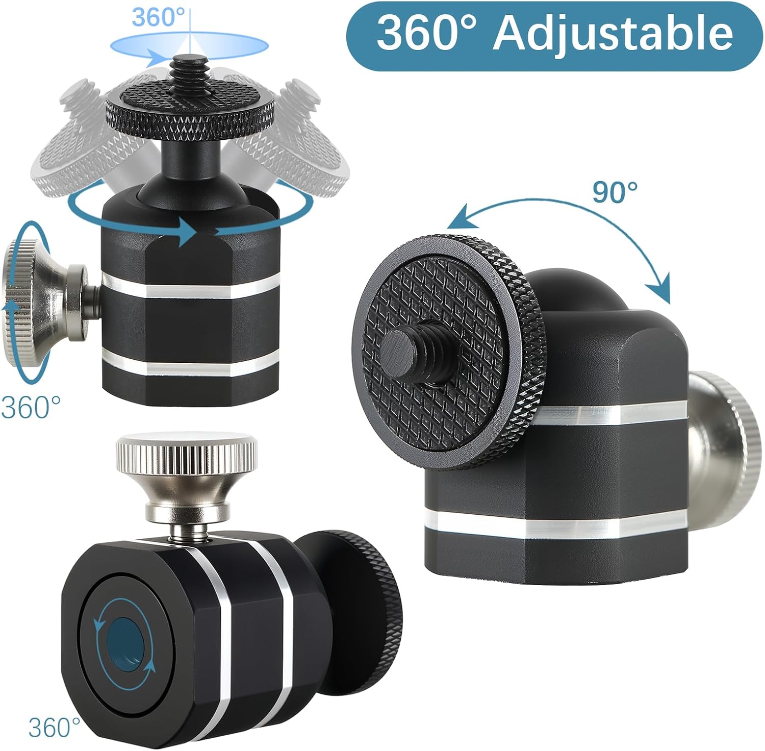 Thumbnail 3 de Acuxiaza Mini Ball Head 1/4" Swivel – 360°
