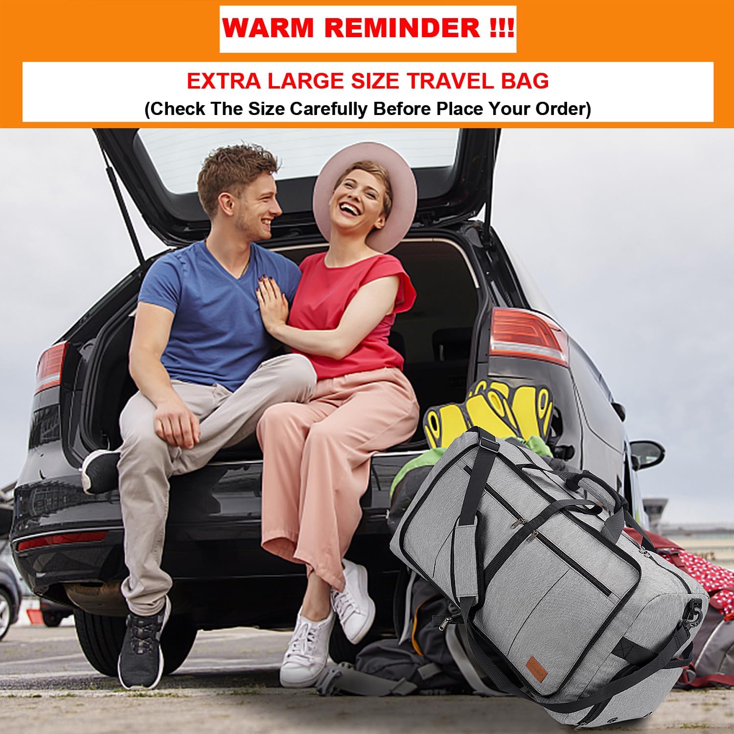 Thumbnail 2 de UPEELIFE Reisetasche 125L faltbar – wasserdicht mit Schuhfach, Weekender & Sporttasche
