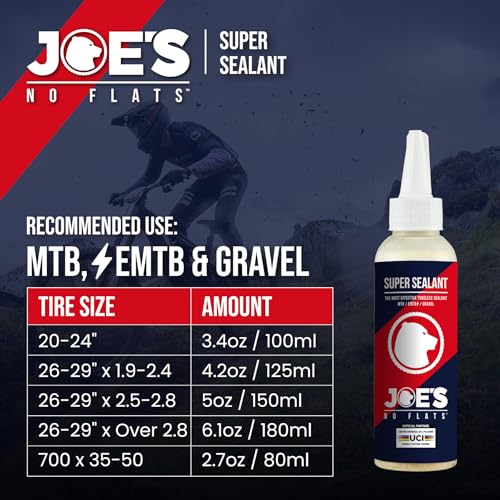 Detalle de Joes Tubeless MTB | Líquido antipinchazos 1 L de Joe's No Flats – sellado rápido para tubeless, tubular e inner-tubes