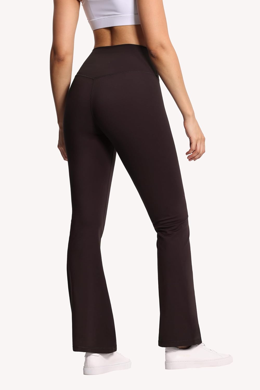 Thumbnail 2 de THE GYM PEOPLE Women's Flare Sports Leggings with V-Cross Waist